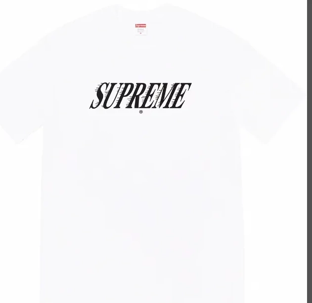 capital L black M Shot XL logo white and short letter S T-shirt Slap 22FW sleeved Tee 0704